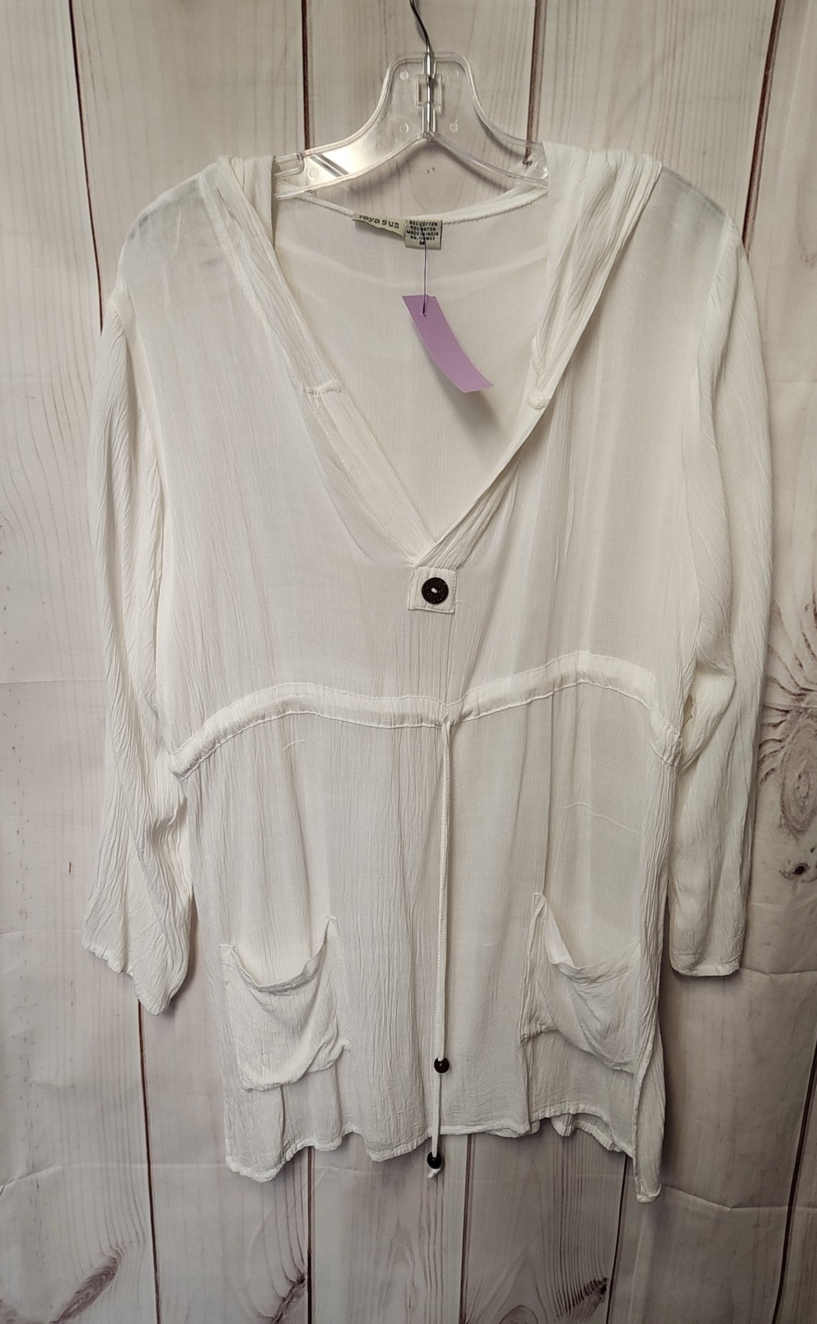 Raya Sun Women's Size M White Cover-Up