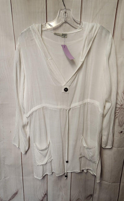 Raya Sun Women's Size M White Cover-Up