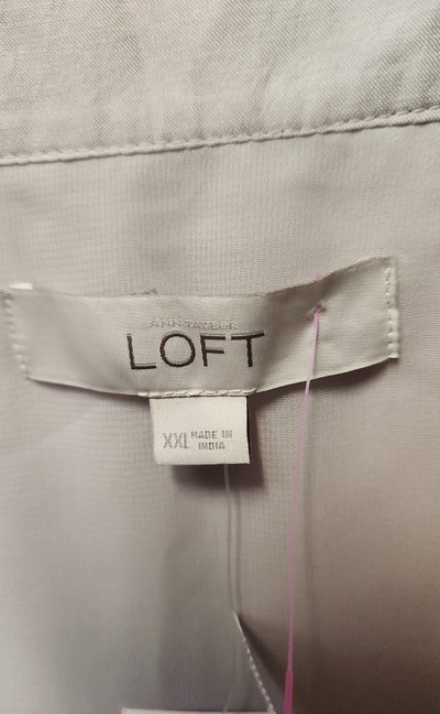 NWT Loft Women's Size XXL Gray Sleeveless Top