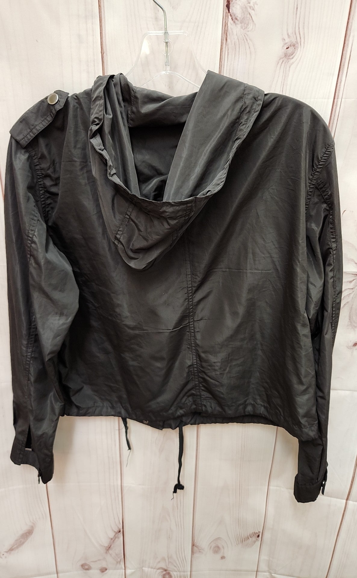 Brandy Melville Women's Size One Size Black Raincoat