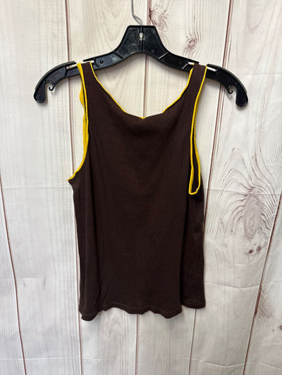 Body By Victoria Women's Size S Brown Sleeveless Top