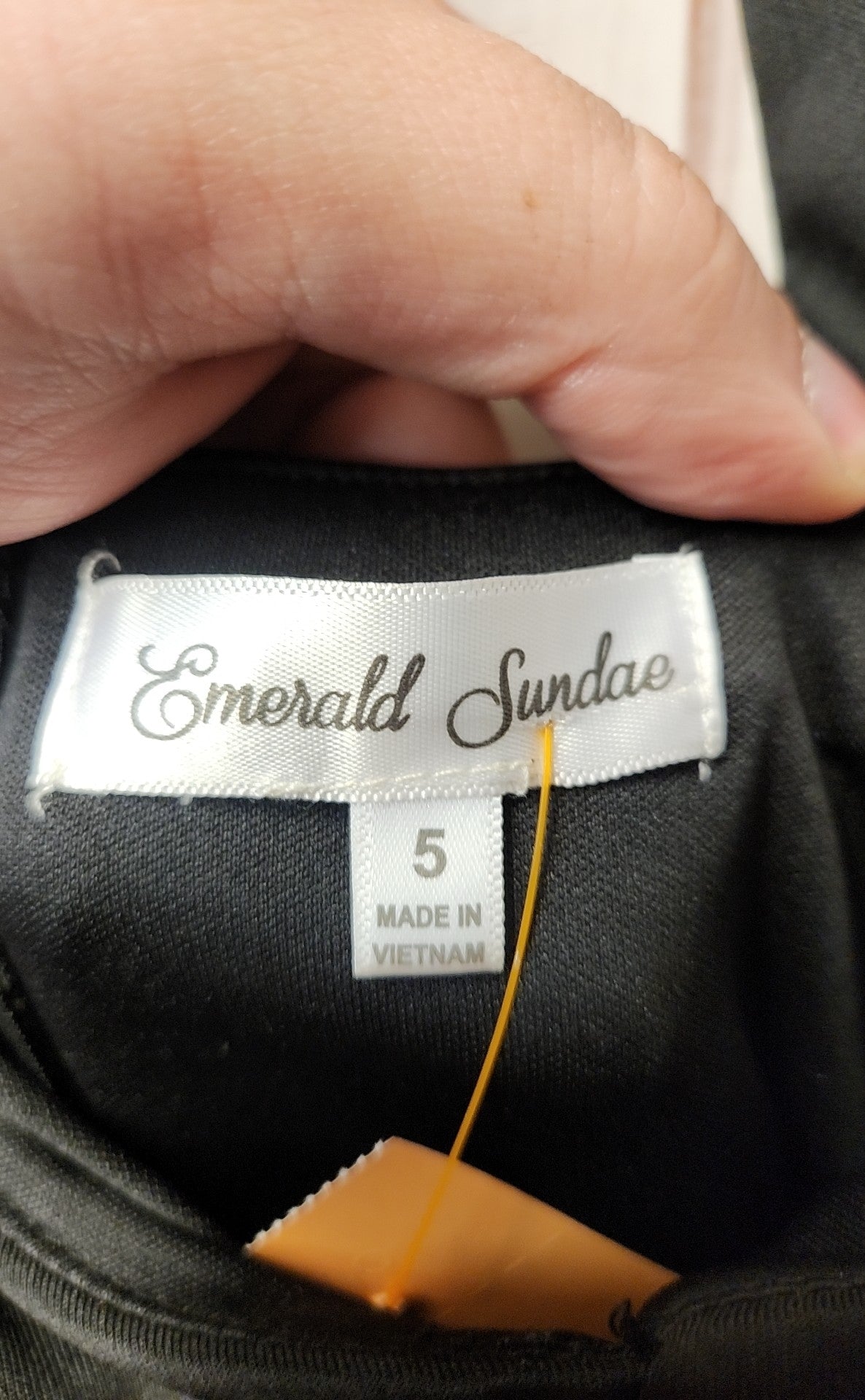 Emerald Sundae Women's Size 5 Black Dress