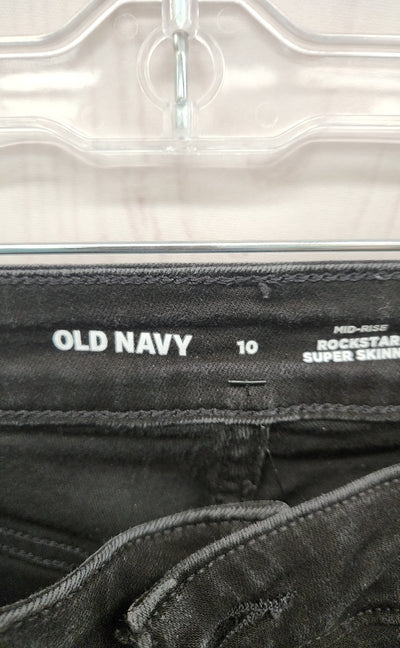 Old Navy Women's Size 30 (9-10) Black Jeans
