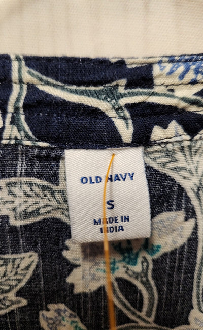 Old Navy Women's Size S Blue Long Sleeve Top