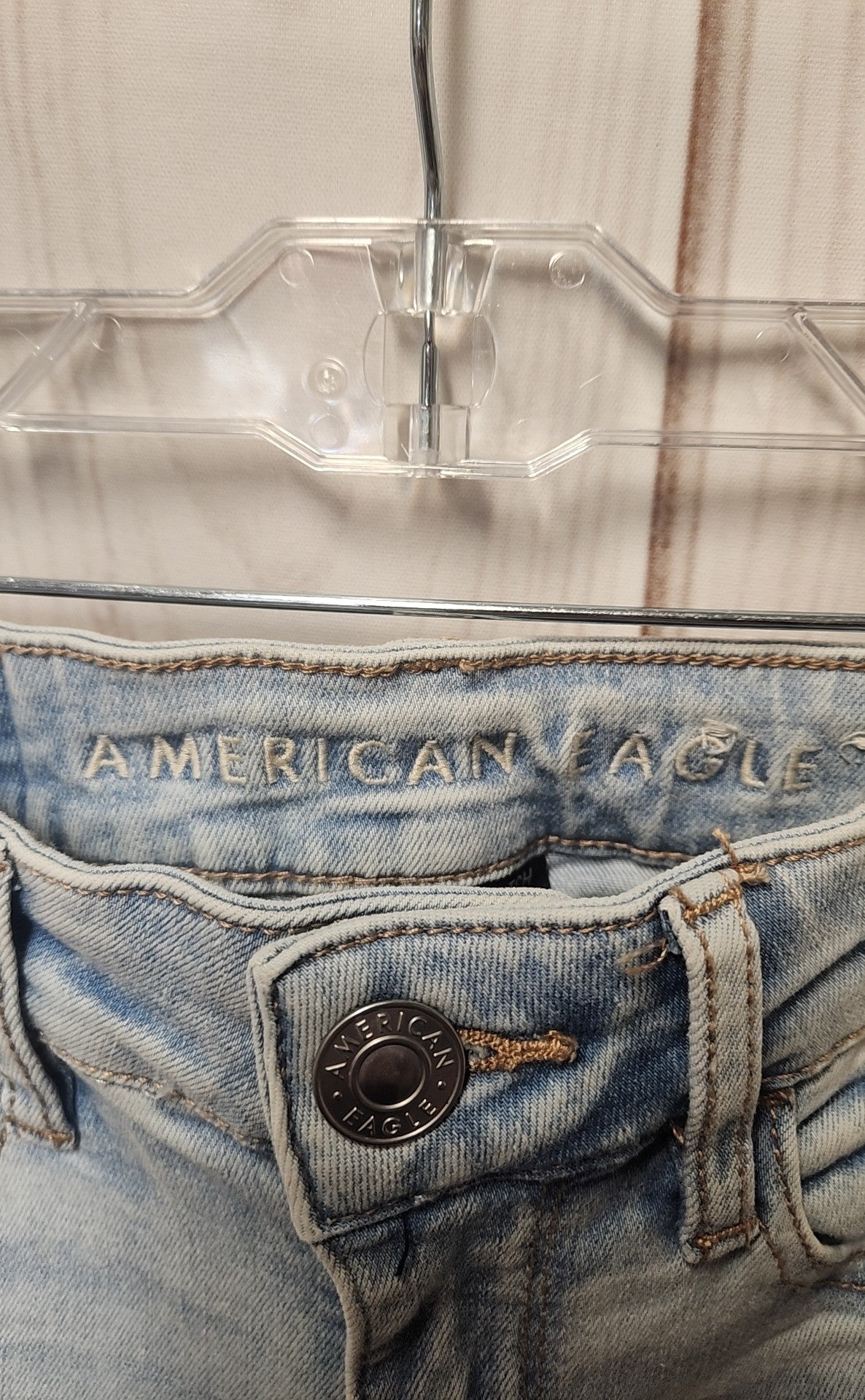American Eagle Women's Size 23 (000) Blue Jeans Hi-Rise Jegging