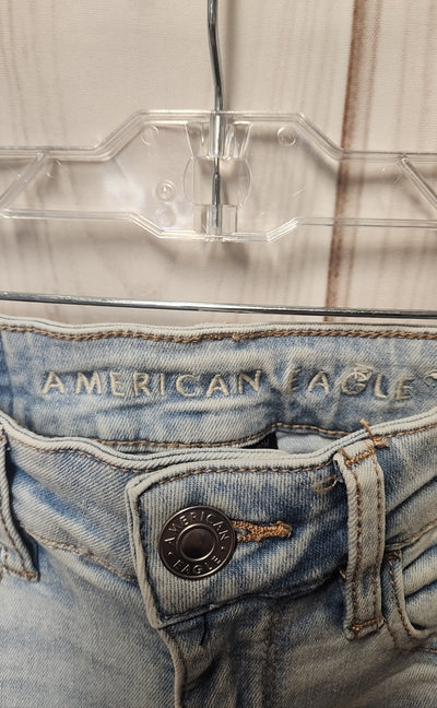 American Eagle Women's Size 23 (000) Blue Jeans Hi-Rise Jegging
