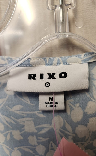 Rixo Women's Size M Light Blue Floral Dress
