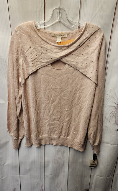 NWT Emaline Women's Size L Pink Sweater