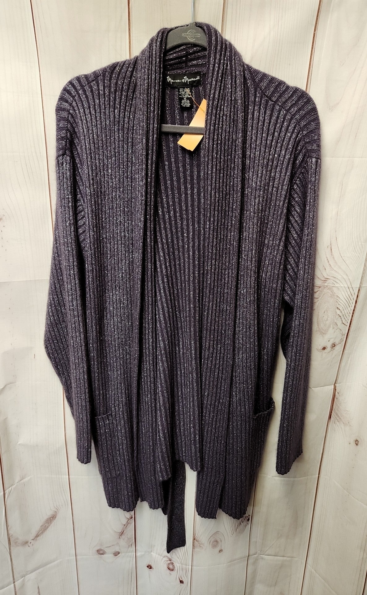 Mercer & Madison Women's Size XL Purple Cardigan