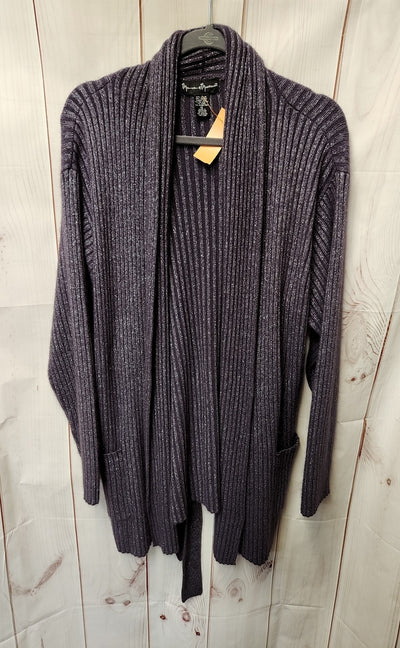 Mercer & Madison Women's Size XL Purple Cardigan