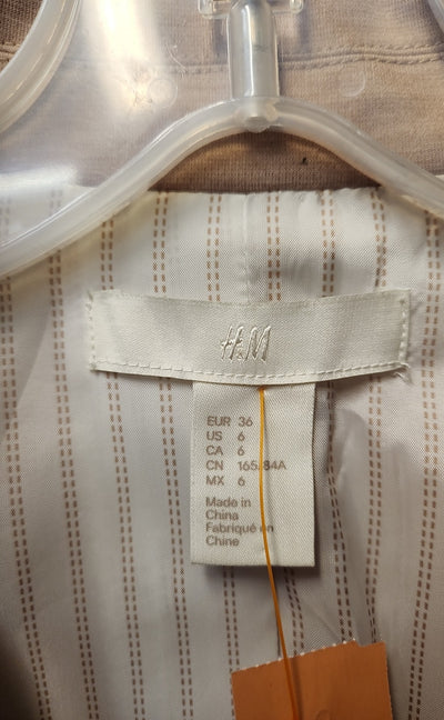 H&M Women's Size 6 Beige Jacket