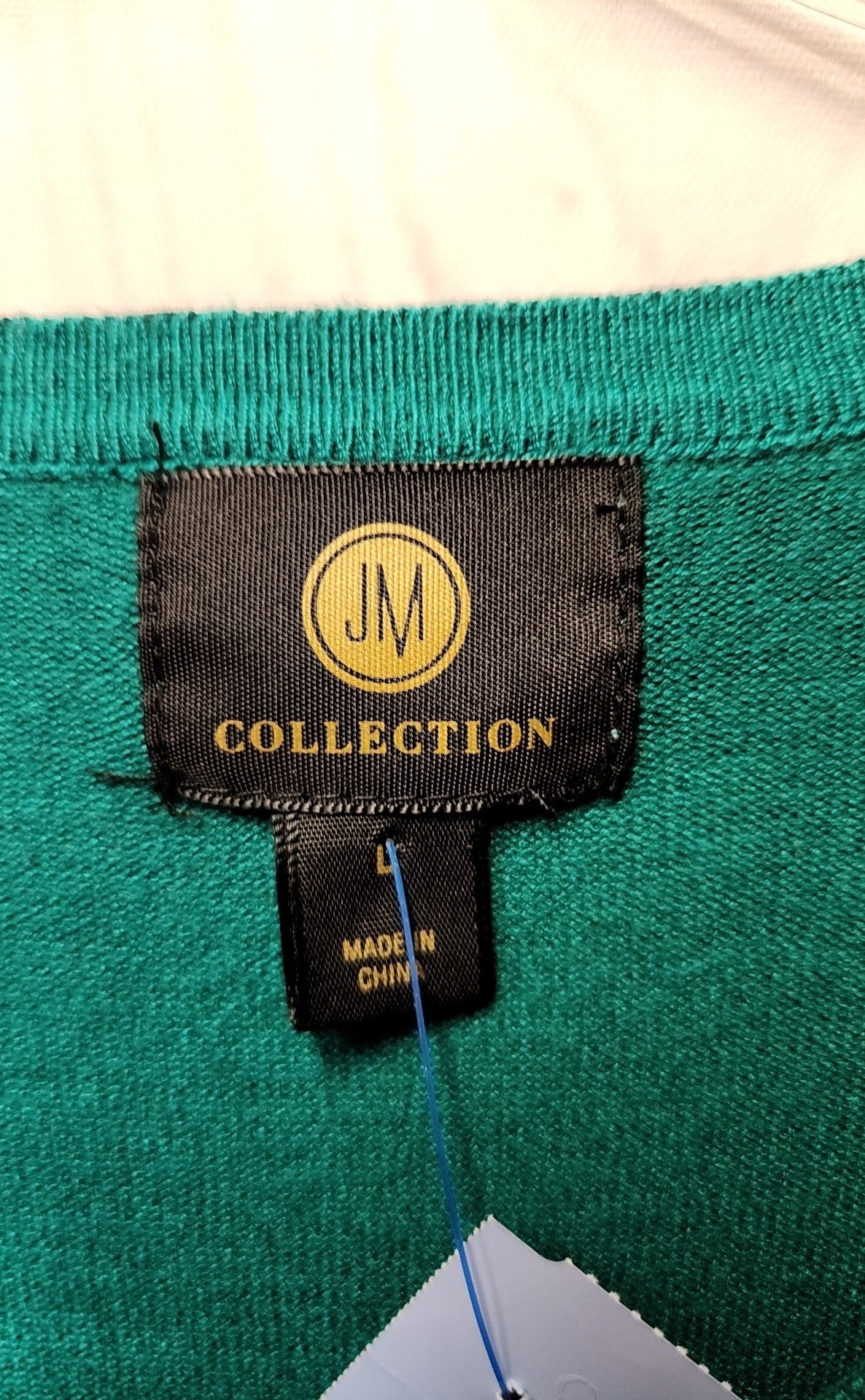 JM Collection Women's Size L Green Sweater