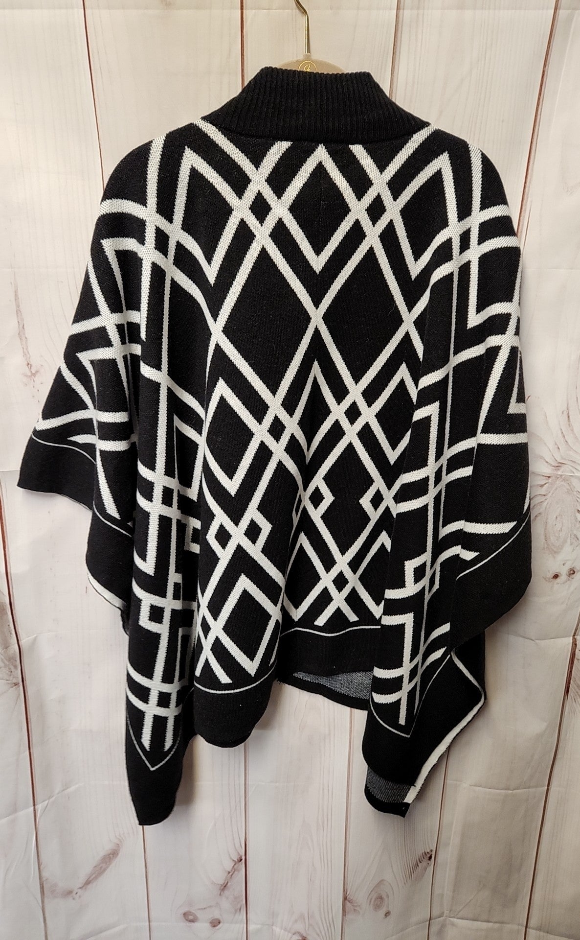 Anne Klein Women's Size M Black Poncho
