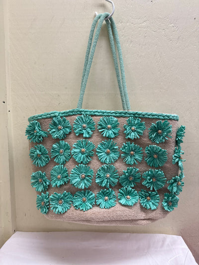 Teal Tote Bag