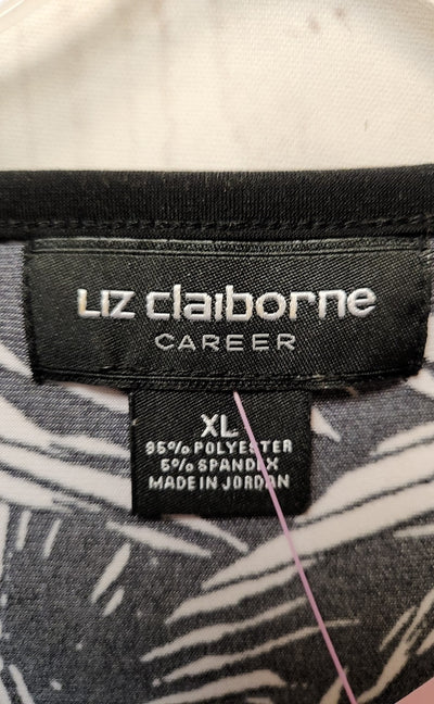 Liz Claiborne Women's Size XL Black Sleeveless Top