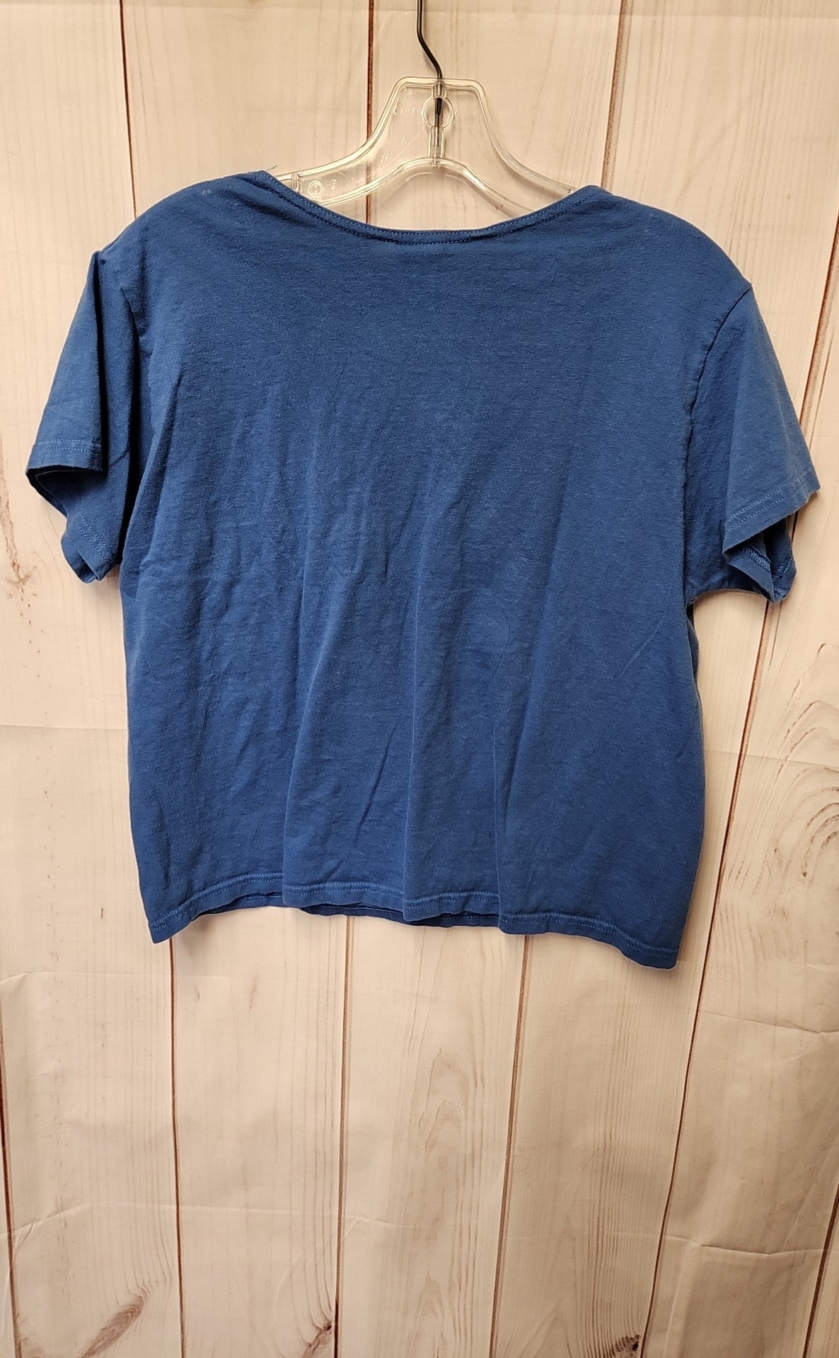 Cozy Shirts Women's Size M Blue Short Sleeve Top