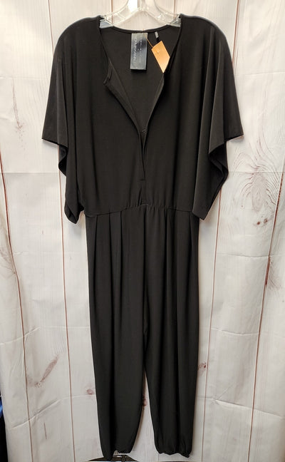 Kamalikulture x Norma Kamali Women's Size M Black Jumpsuit