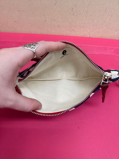 Erin Flett Blue Pouch