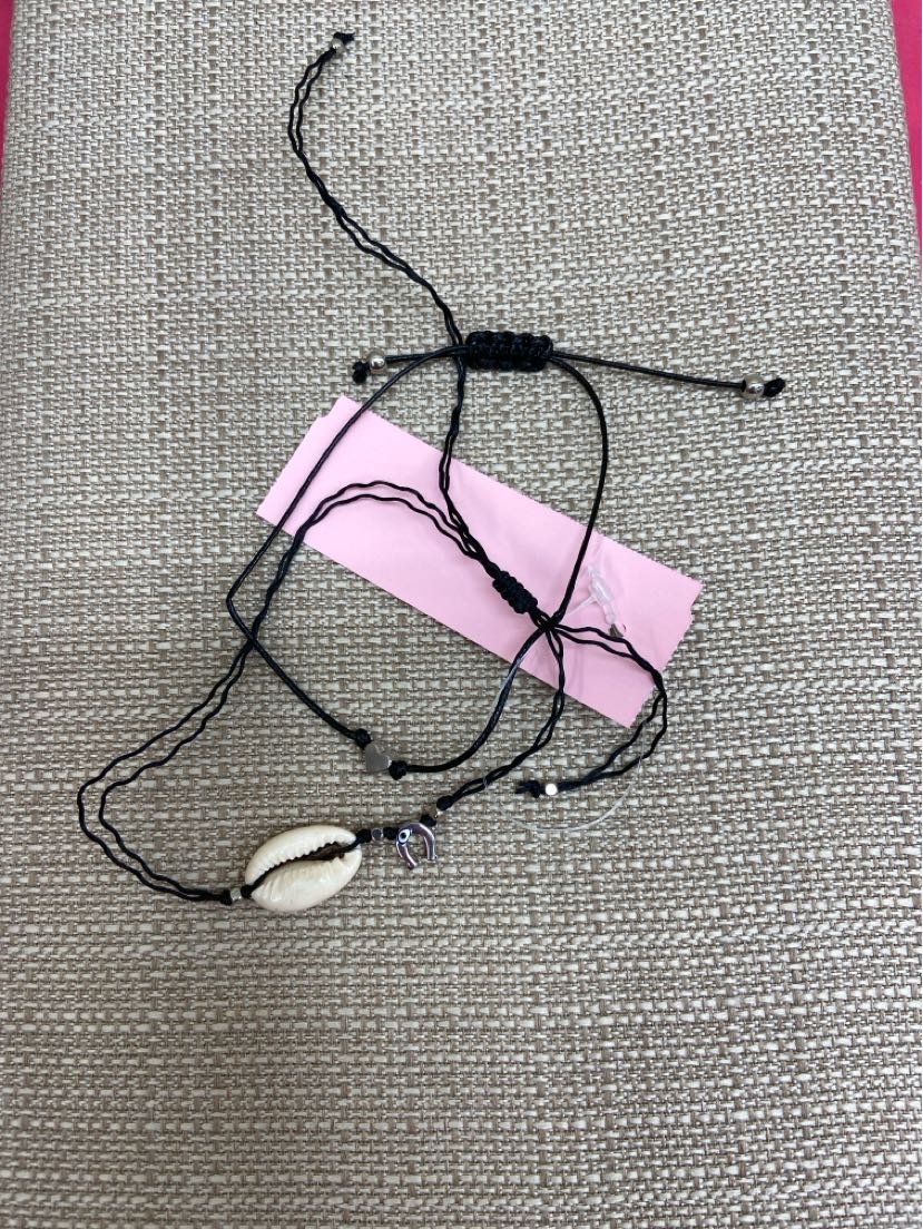 2PCS Black Bracelets