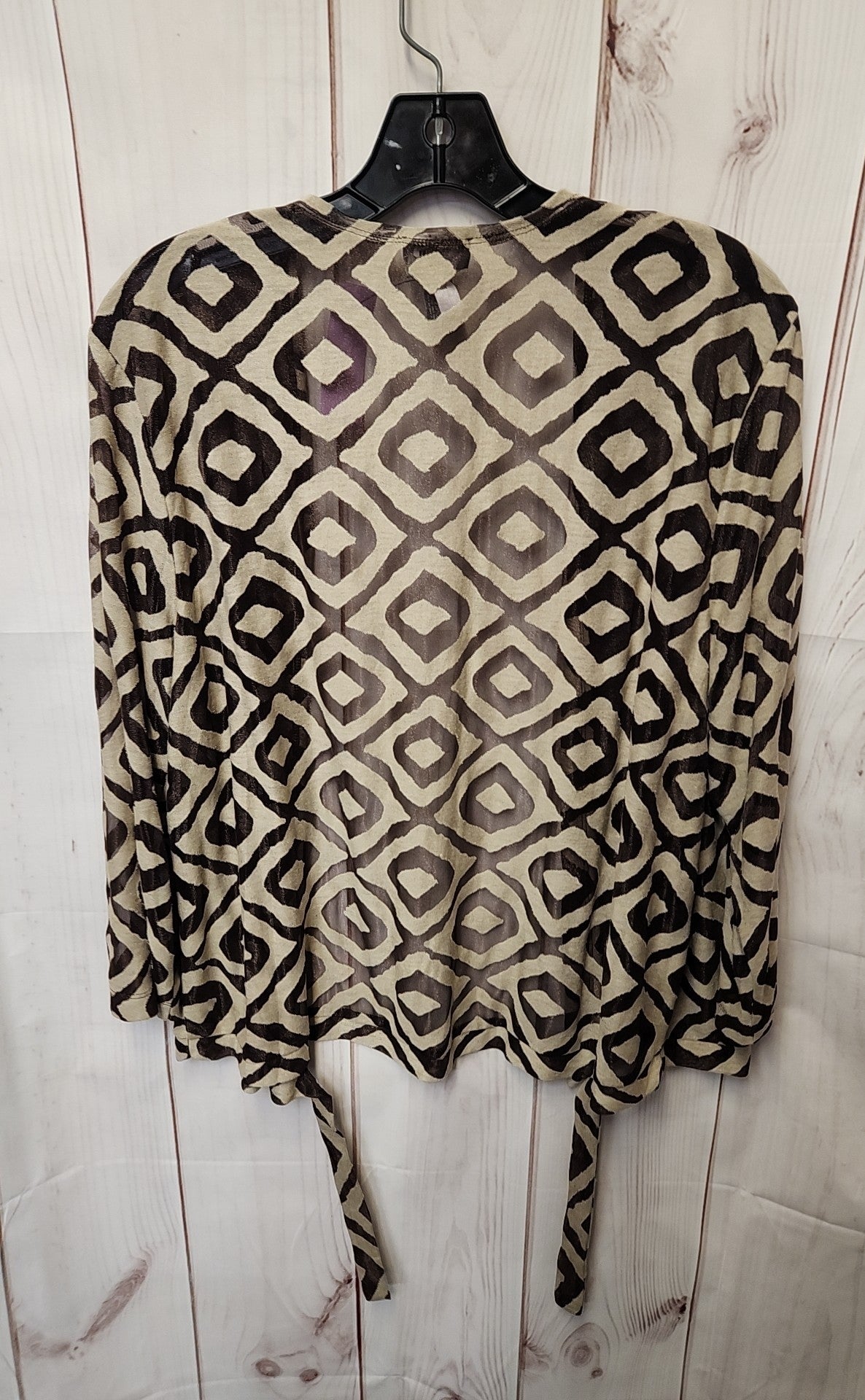 Travelers by Chico's Women's Size 3 = US XL Brown Cardigan