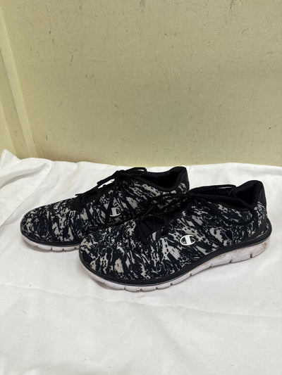 Champion Women's Size 10 Black & White Sneakers Shoes