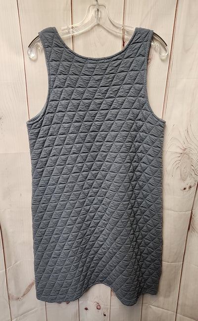 Polagram Women's Size M Blue Quilted Dress