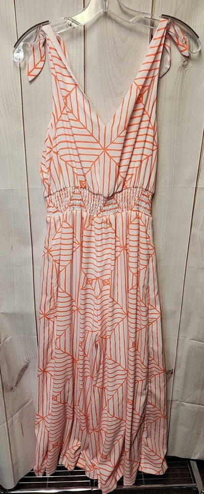 Vineyard Vines Women's Size M White & Coral Jumpsuit