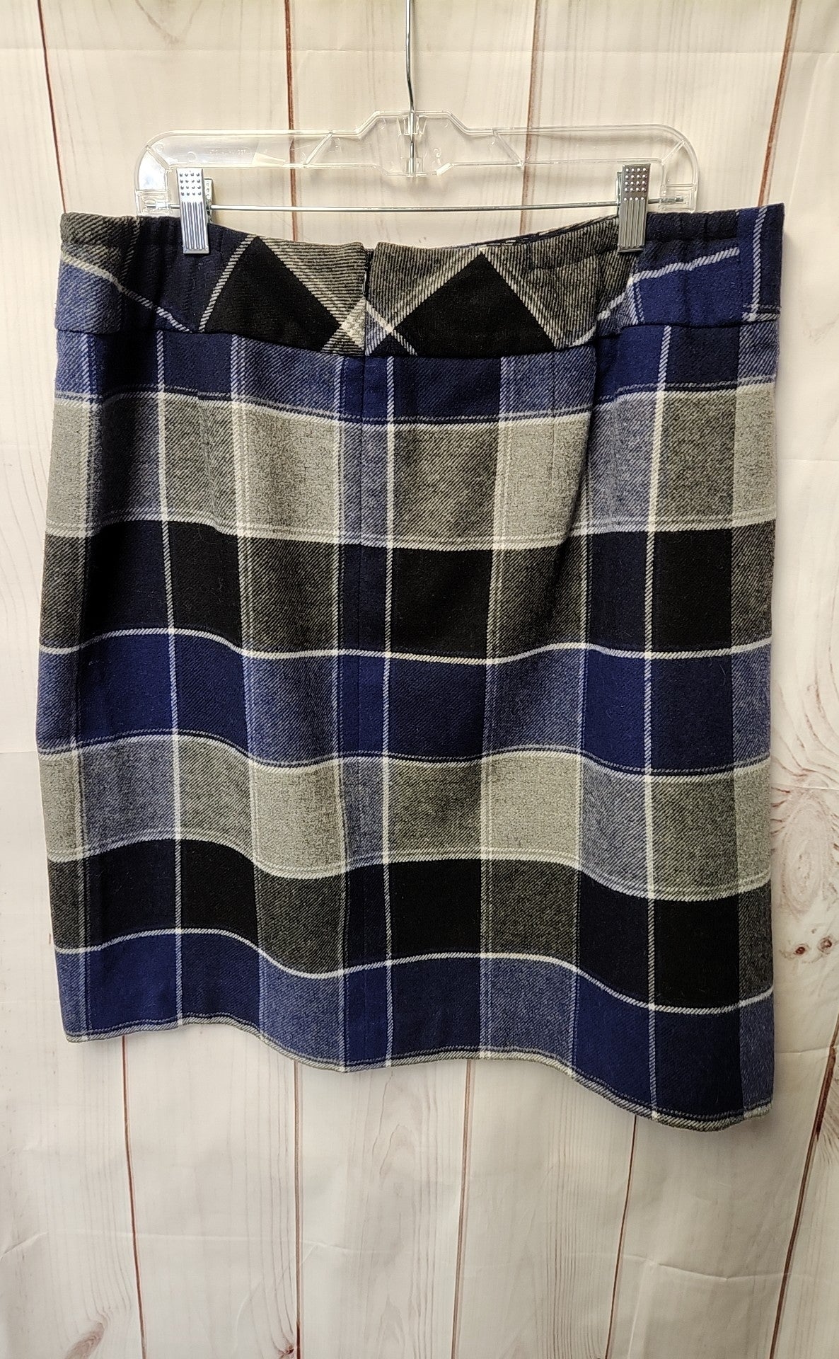 Talbots Women's Size 16 Blue & Gray Skirt