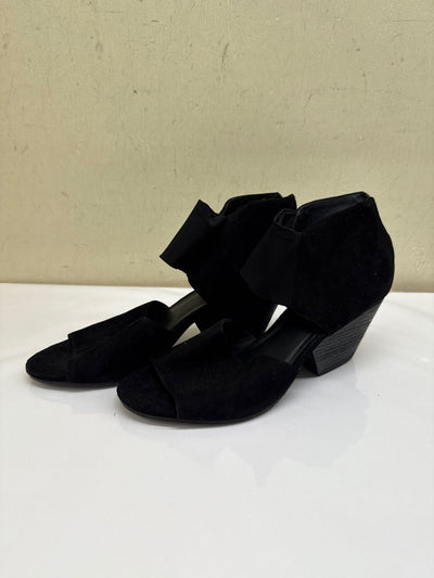 Eileen Fisher Women's Size 9-1/2 Black Sandals