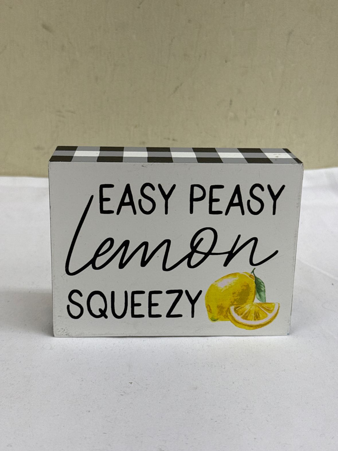 Easy Peasy Sign
