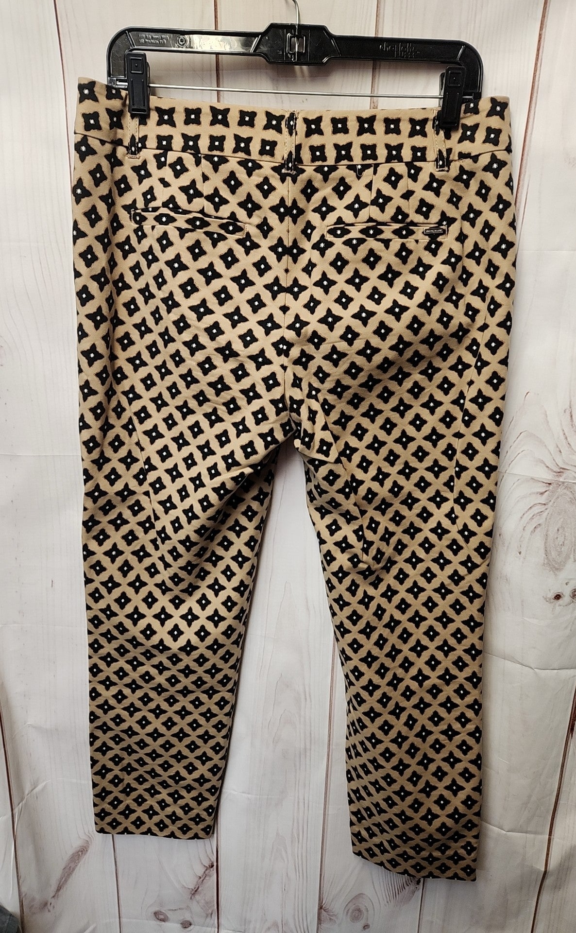 White House Black Market Women's Size 6 Black & Beige Pants Slim Ankle