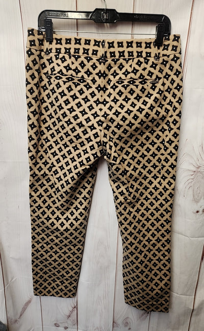 White House Black Market Women's Size 6 Black & Beige Pants Slim Ankle