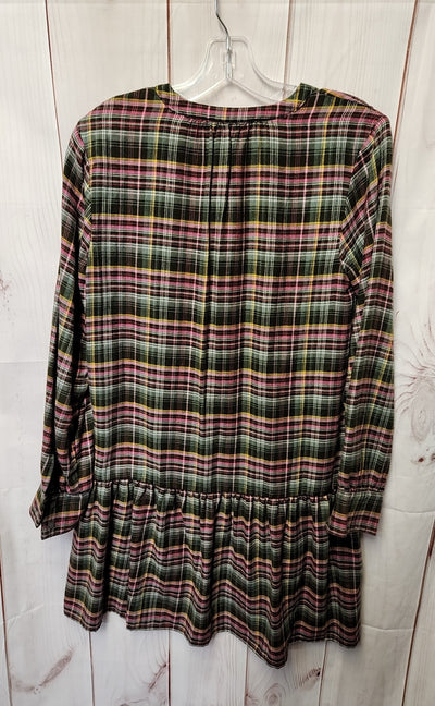 Loft Women's Size XS Green & Pink Dress