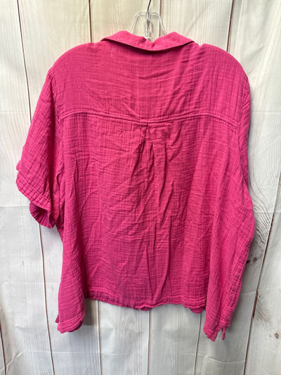 Old Navy Women's Size XXL Pink Short Sleeve Top
