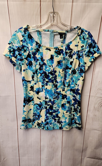 Ann Taylor Women's Size XS Blue Short Sleeve Top