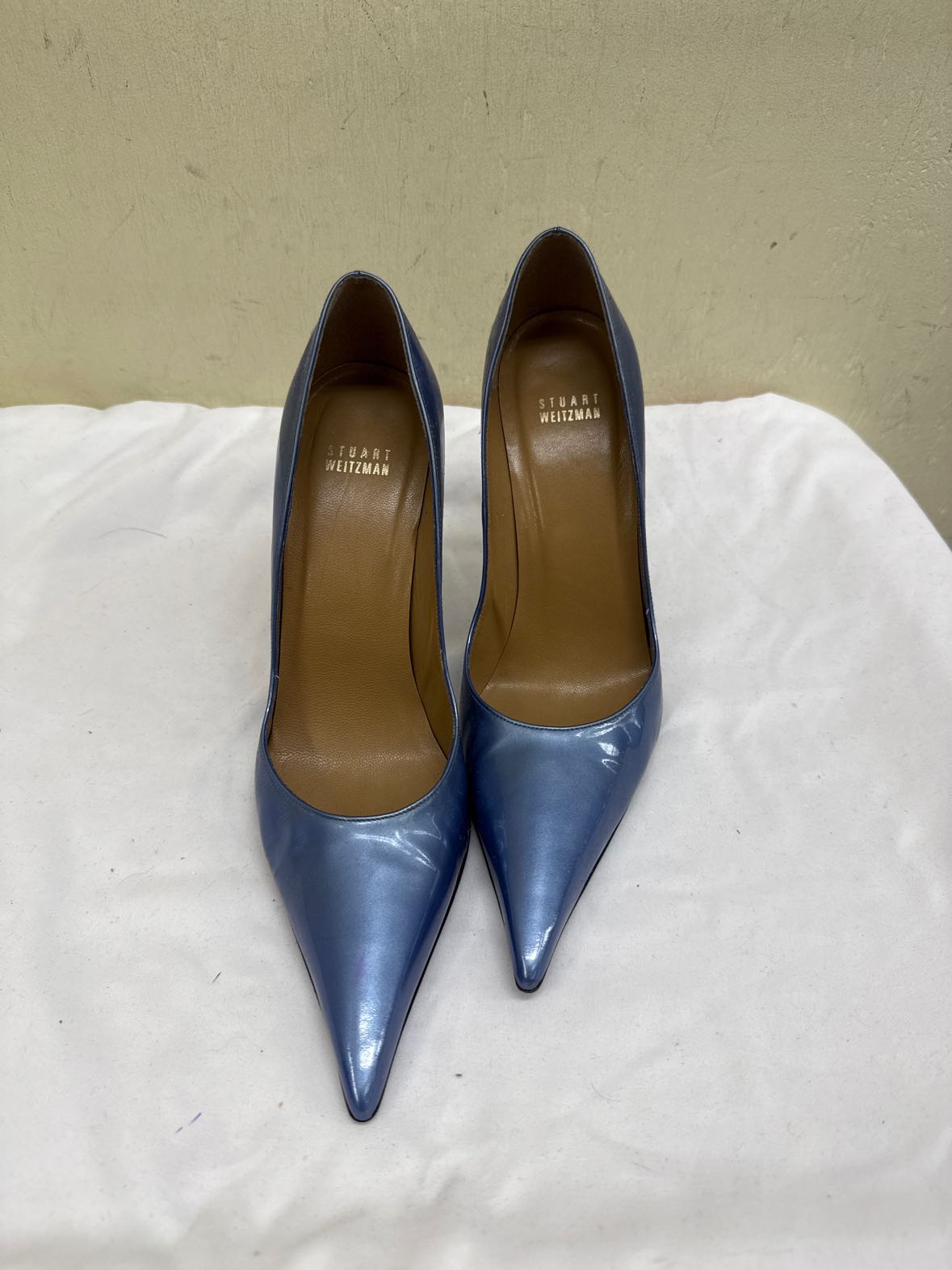 Stuart Weitzman Women's Size 9-1/2 Blue Pumps Shoes