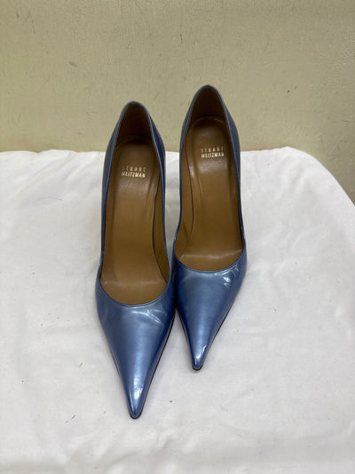 Stuart Weitzman Women's Size 9-1/2 Blue Pumps Shoes