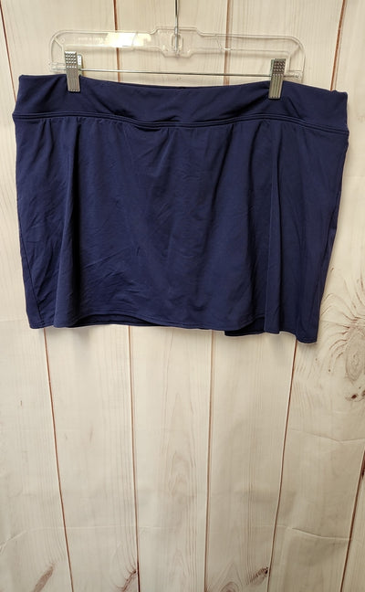 Lands End Women's Size 18 Navy Swim Bottom