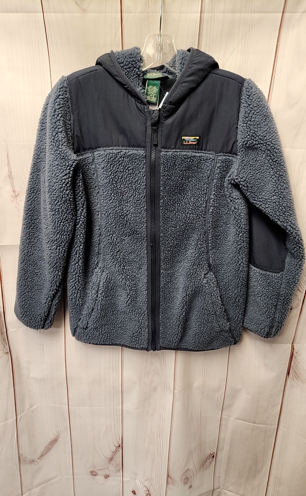 LL Bean Boy's Size 14/16 Blue Jacket