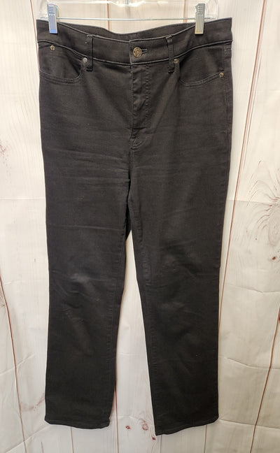 Talbots Women's Size 30 (9-10) Black Jeans Barely Boot Jean
