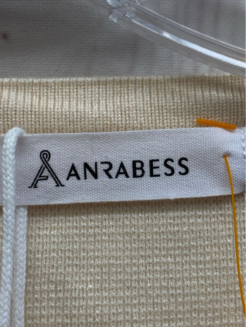 NWT Anrabess Women's Size L White Cardigan