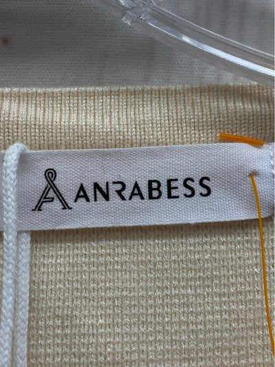 NWT Anrabess Women's Size L White Cardigan