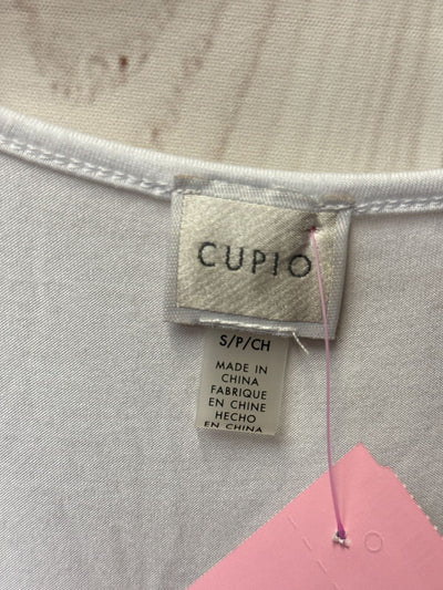Cupio Women's Size S White Sleeveless Top