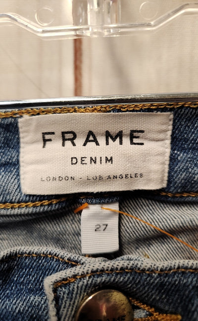 Frame Women's Size 27 (3-4) Blue Jeans Le Nouveau Straight