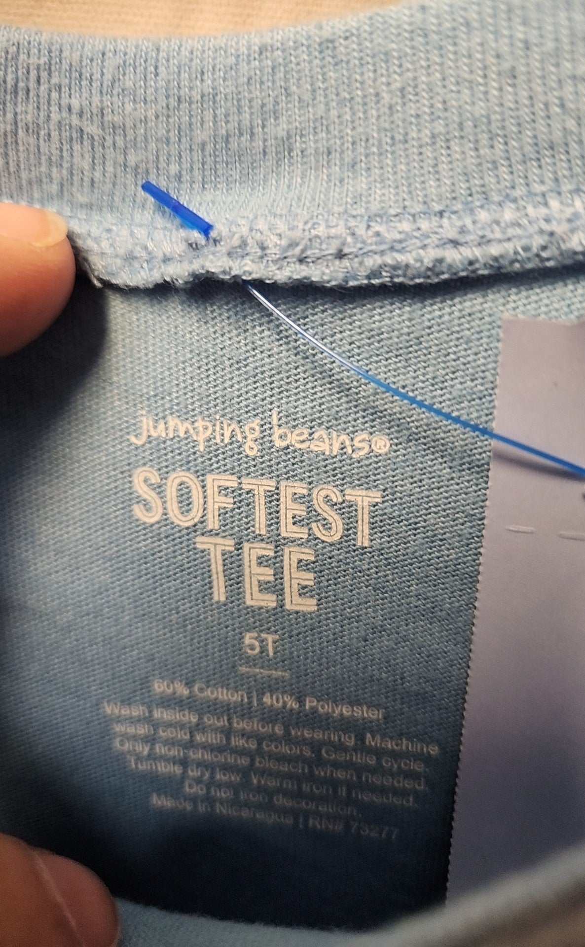 Jumping Beans Boy's Size 5 Blue Shirt