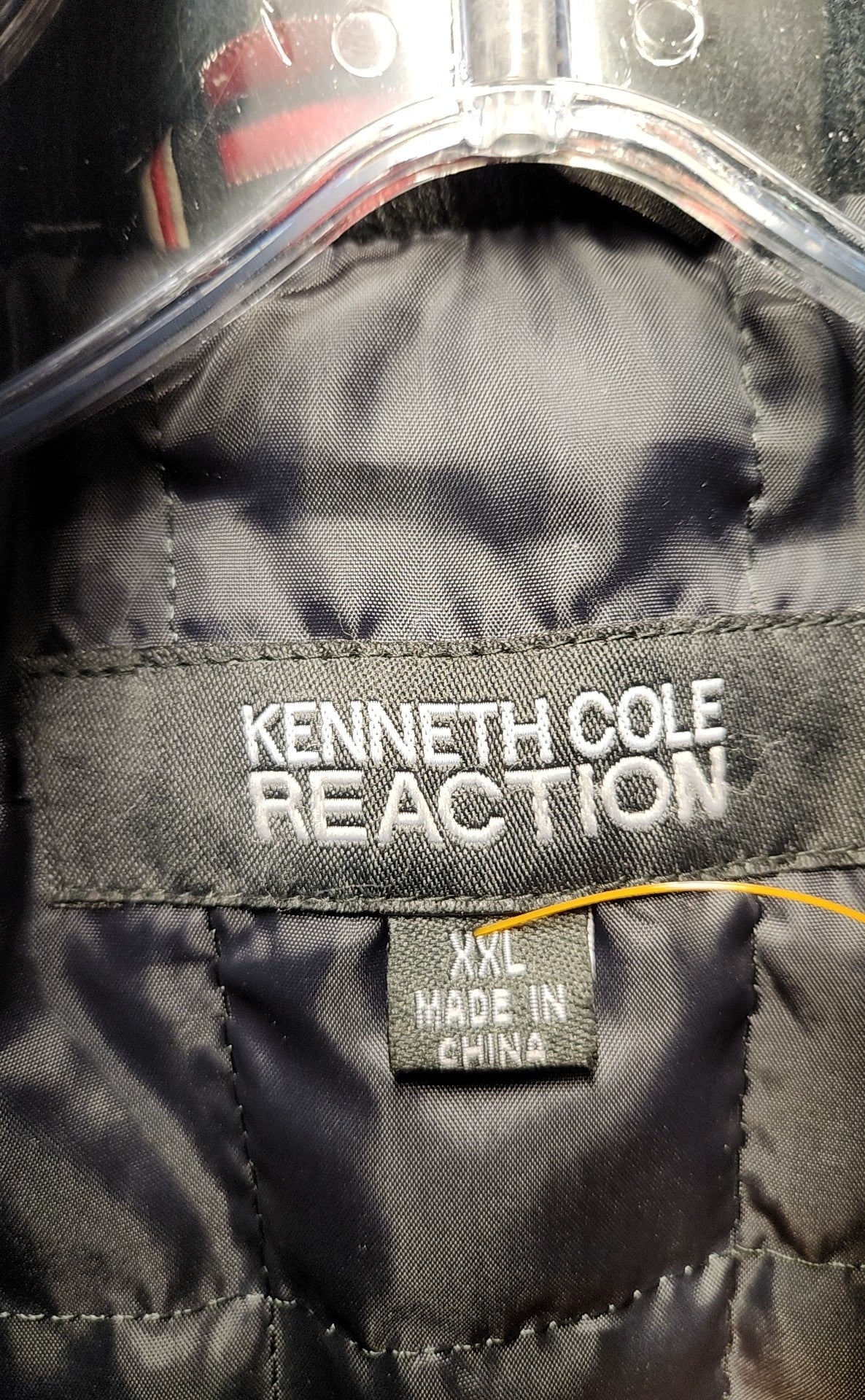 Reaction Kenneth Cole Men's Size XXL Black Wool Blend Jacket