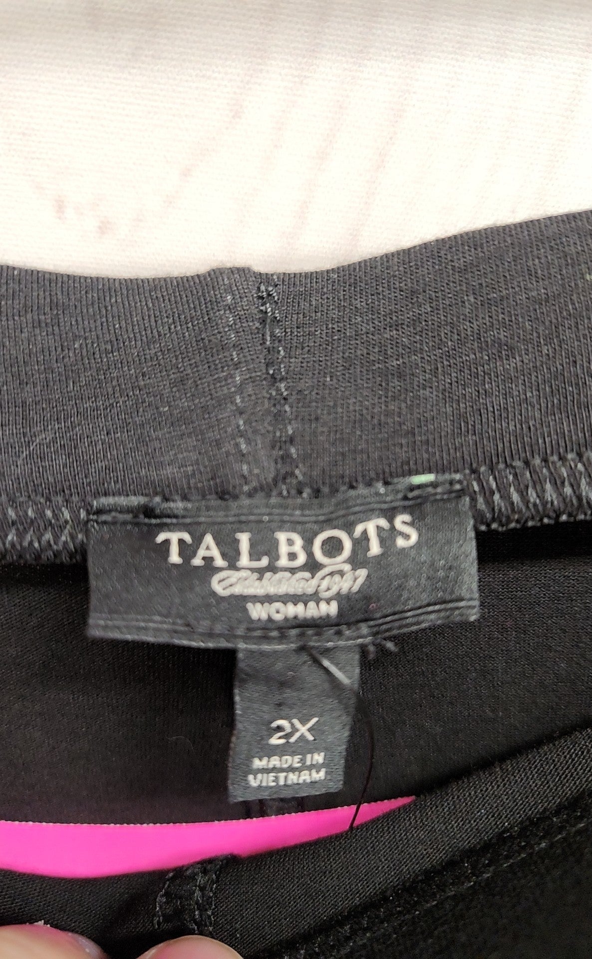 Talbots Women's Size 2X Black Skirt