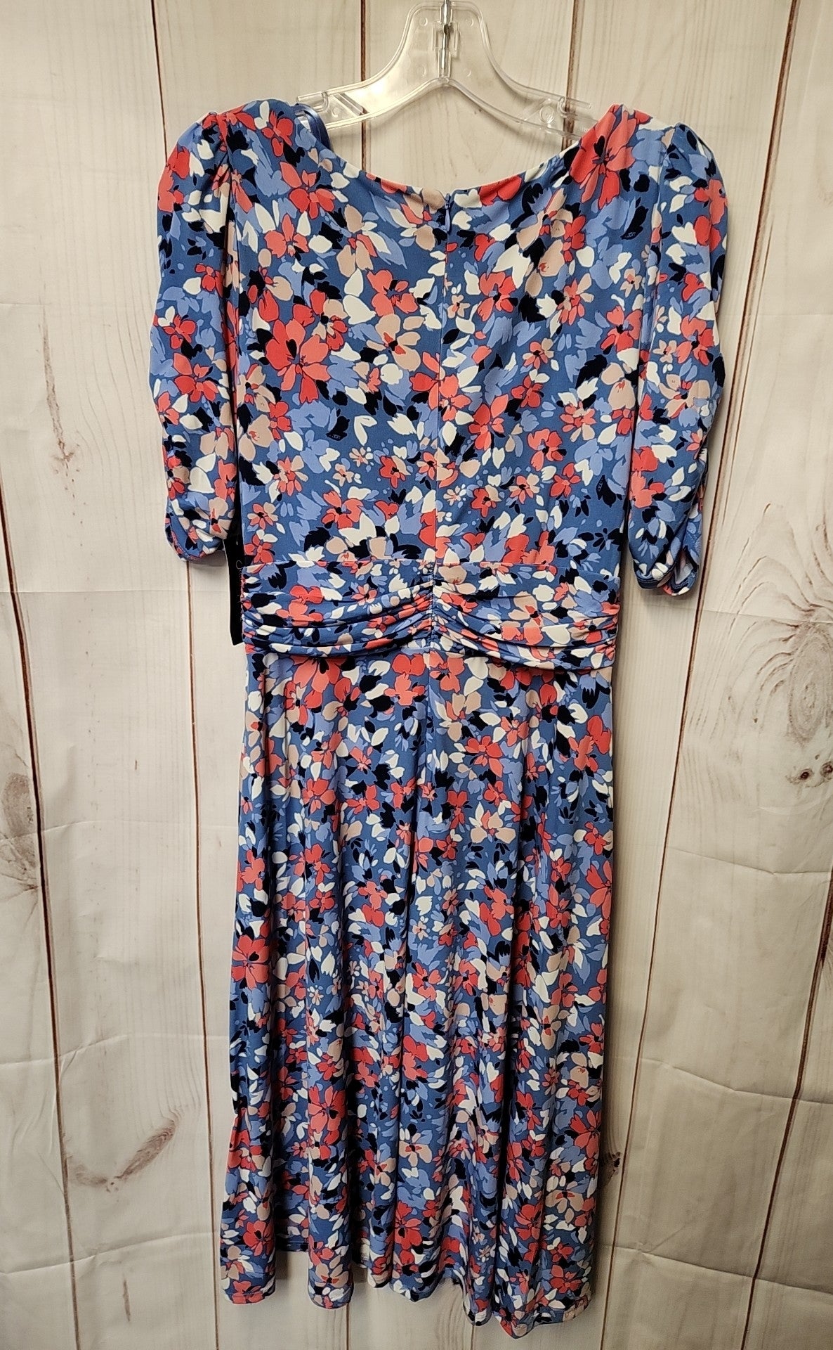 NWT Jessica Howard Women's Size 8 Blue Floral Dress