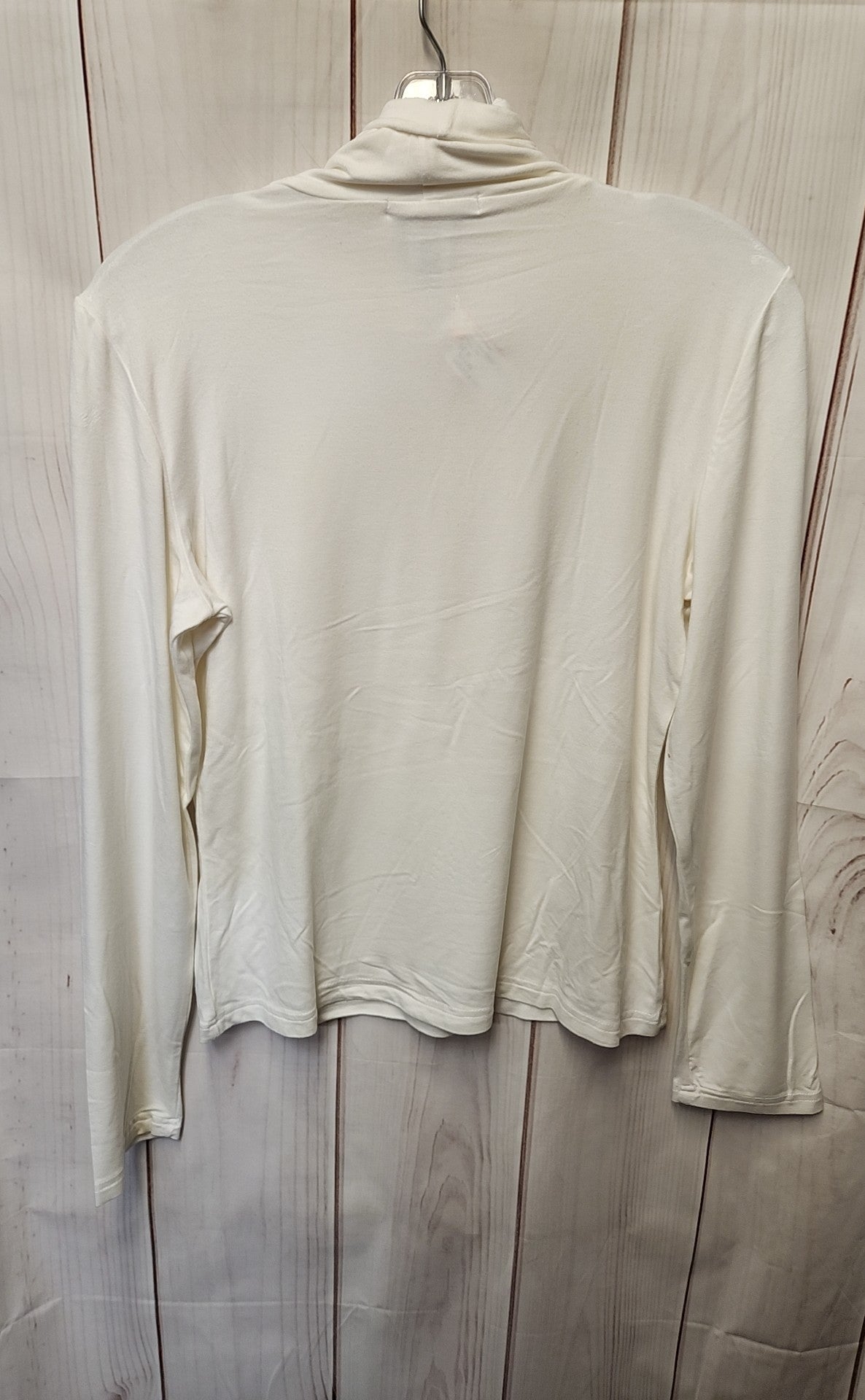 Jillian Jones Women's Size M White Long Sleeve Top