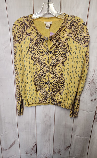 Sundance Women's Size M Yellow Cardigan